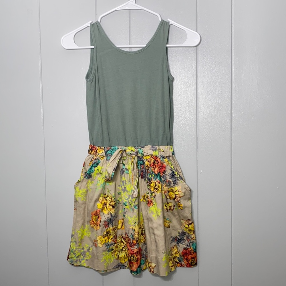 Anthem Of The Ants Girl’s Tank Sleeveless Floral Dress Size 10